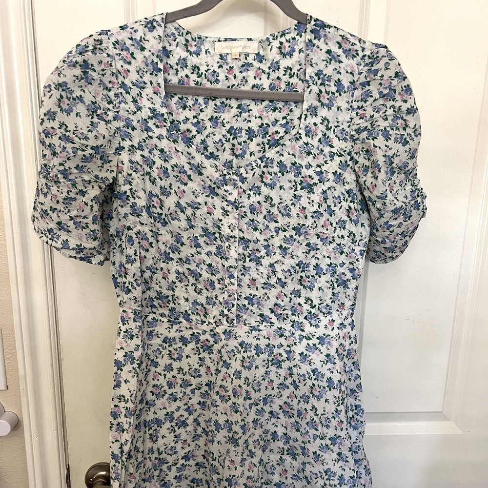 LoveShackFancy Cora Mini Dress- Worn Twice Like New